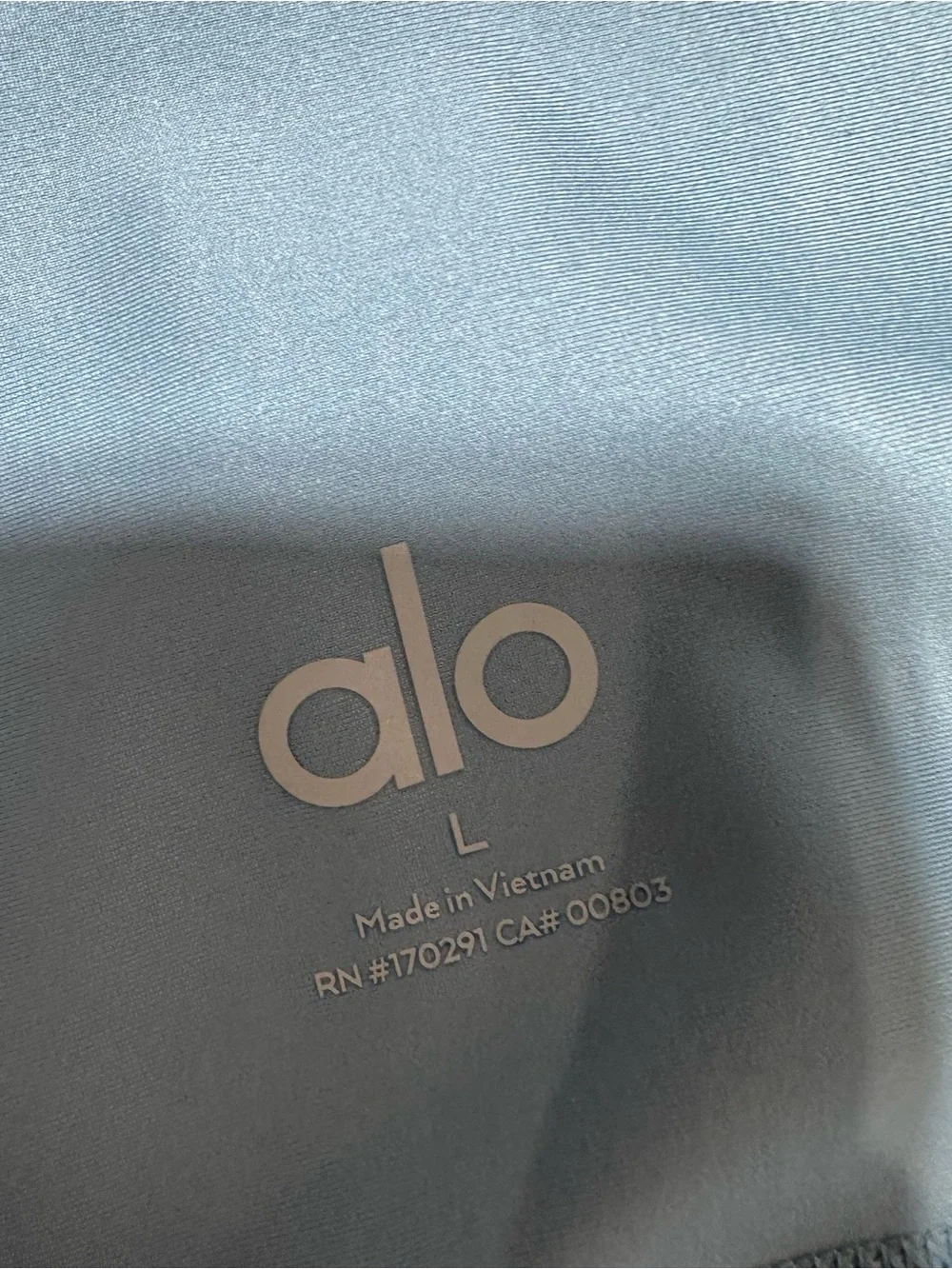 Alo Yoga 7/8 High Waist Airlift Legging - Celestial Blue Large NWT